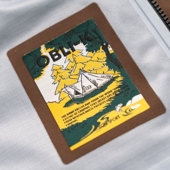 Kolon Sport Brown Diagonal Zipper Jacket - Picture 7 of 7